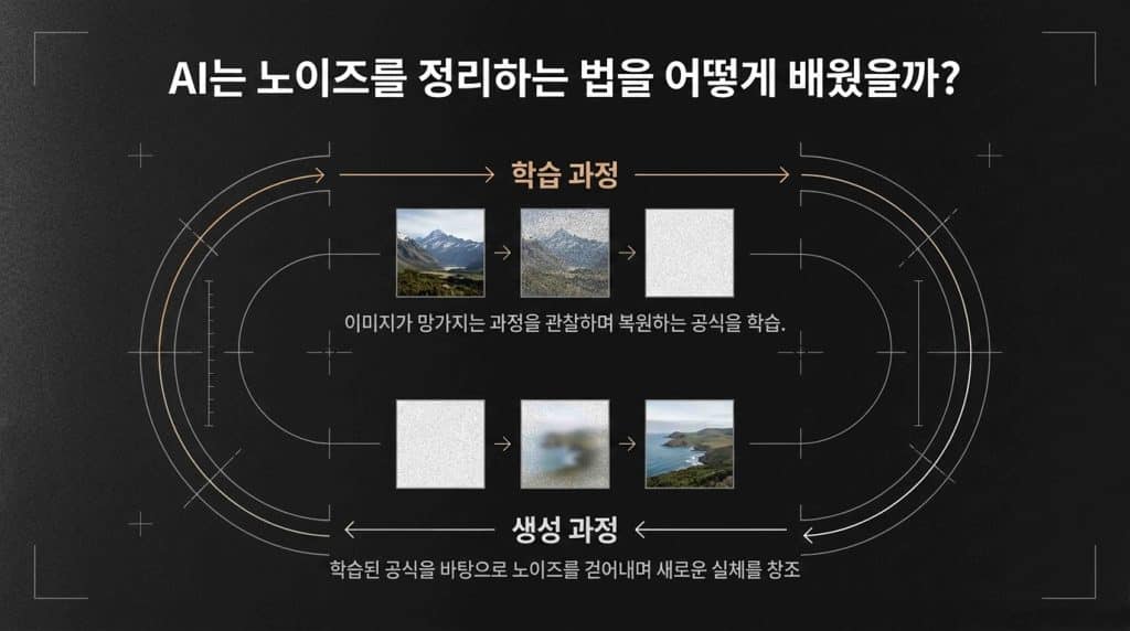AI는 노이즈를 정리하는 법을 어떻게 배울까?