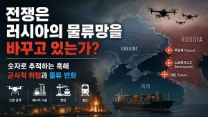 숫자로 추적하는 흑해 군사적 위협과 물류 변화