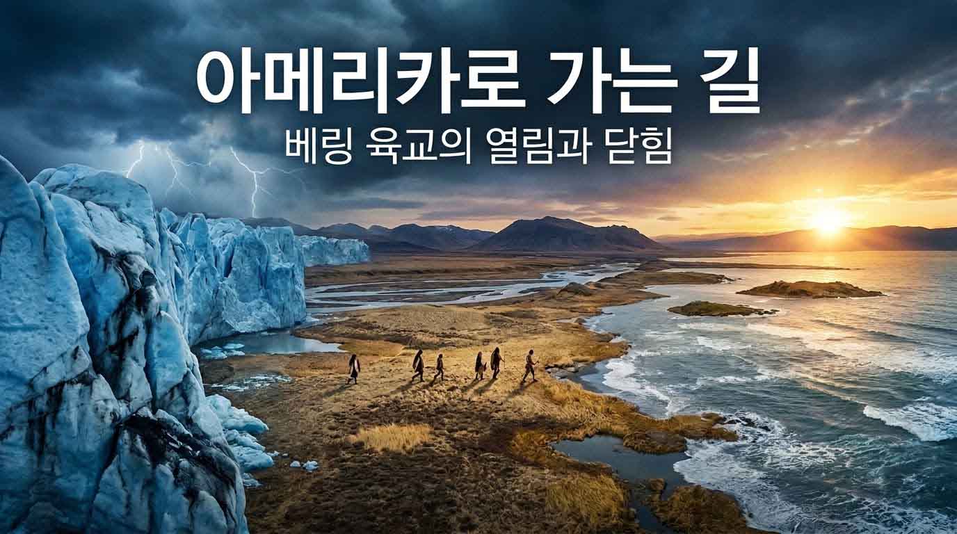아메리카로 가는 길: 베링 육교의 열림과 닫힘