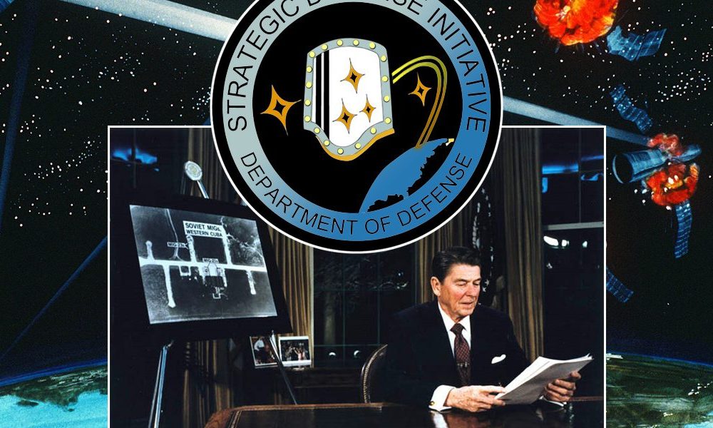 레이건 대통령의 전략 방위구상 설명
